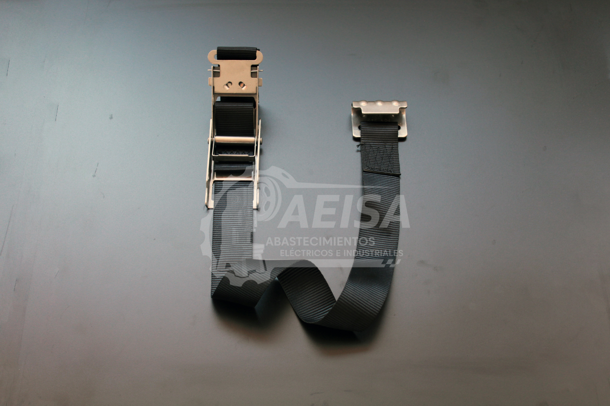 Broche de jalon completo en material acero inoxidable para cortina o lona de camión